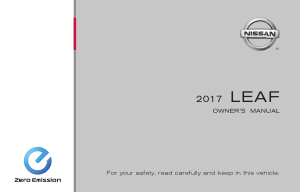 2017 Nissan LEAF Navigation Manual